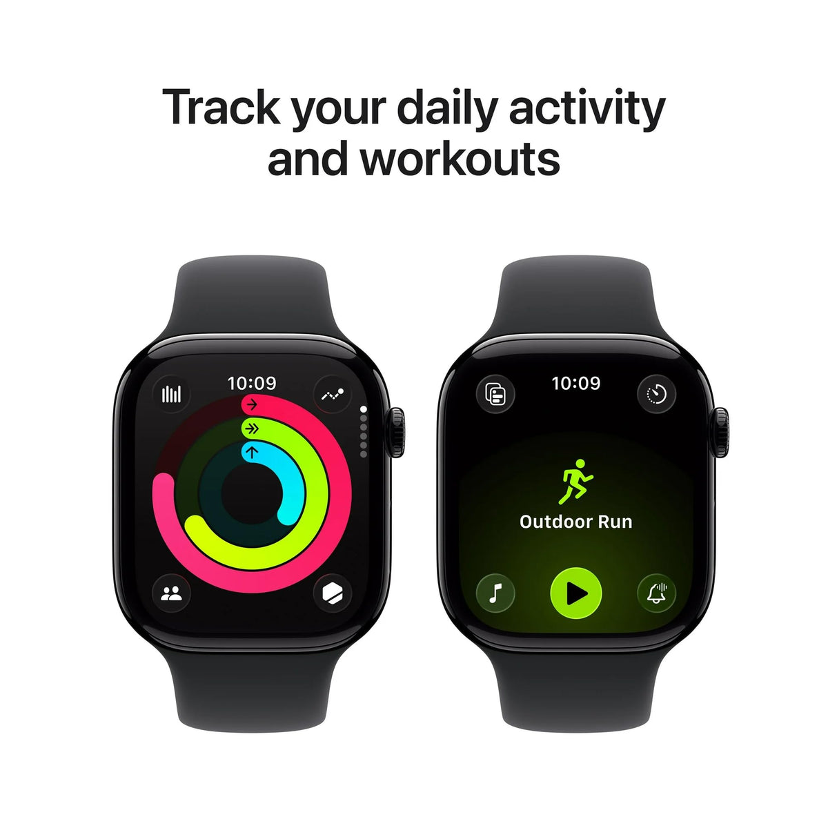 Reloj Inteligente Apple Negro Azabache Correa Deportiva Reacondicionado