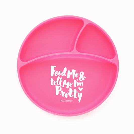 Bella Tunno - Plato de succión de silicona, perfecto para bebés, niños, niñas, niños, ayuda a evitar derrames y lavavajillas