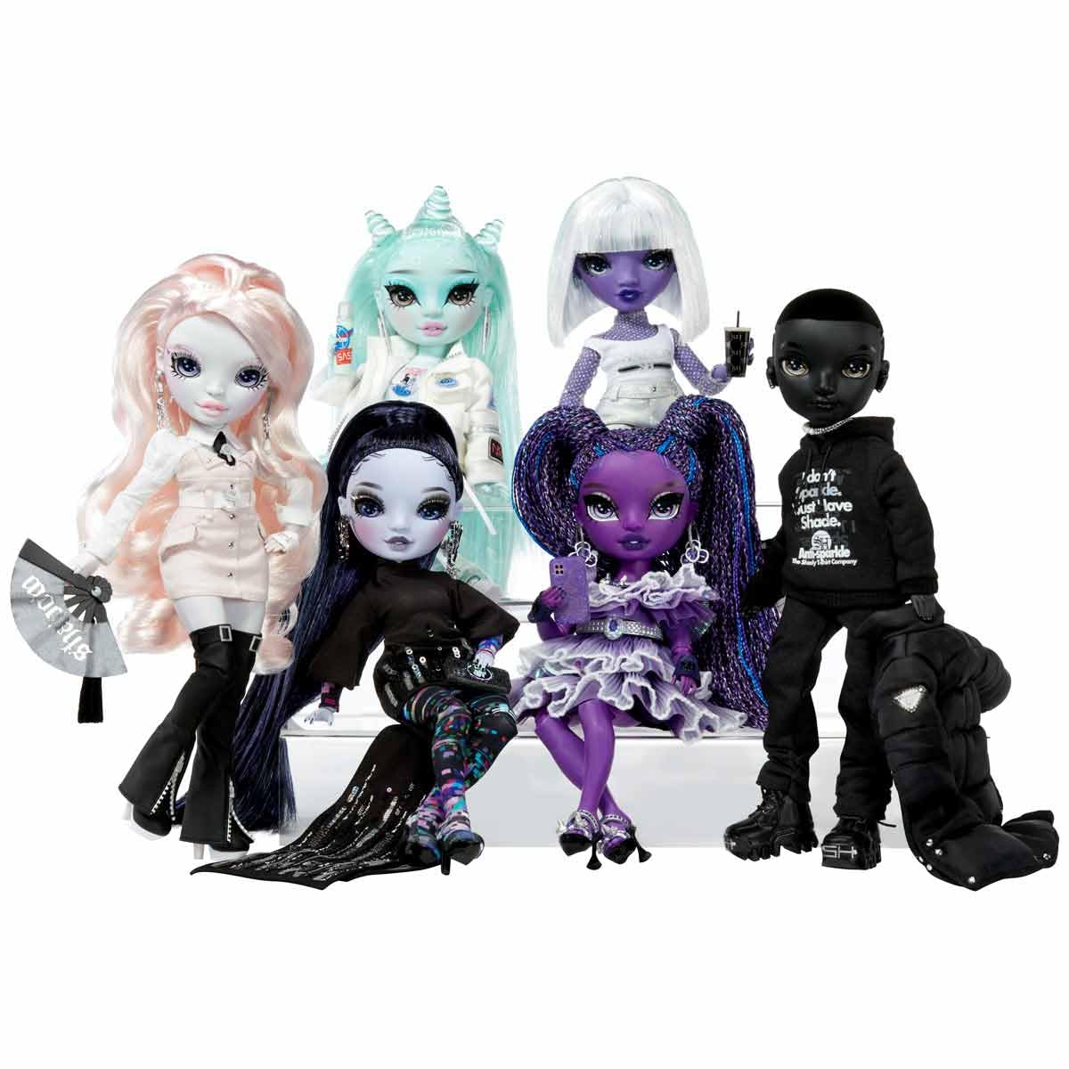 Muñeca de Moda Rainbow High Shadow High Reina Glitch Crowne Morada con Atuendo Moderno para Coleccionistas a Partir de 12 Años