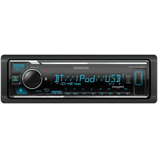 Reproductor Estéreo Kenwood Bluetooth Negro con USB y Alexa para Coche