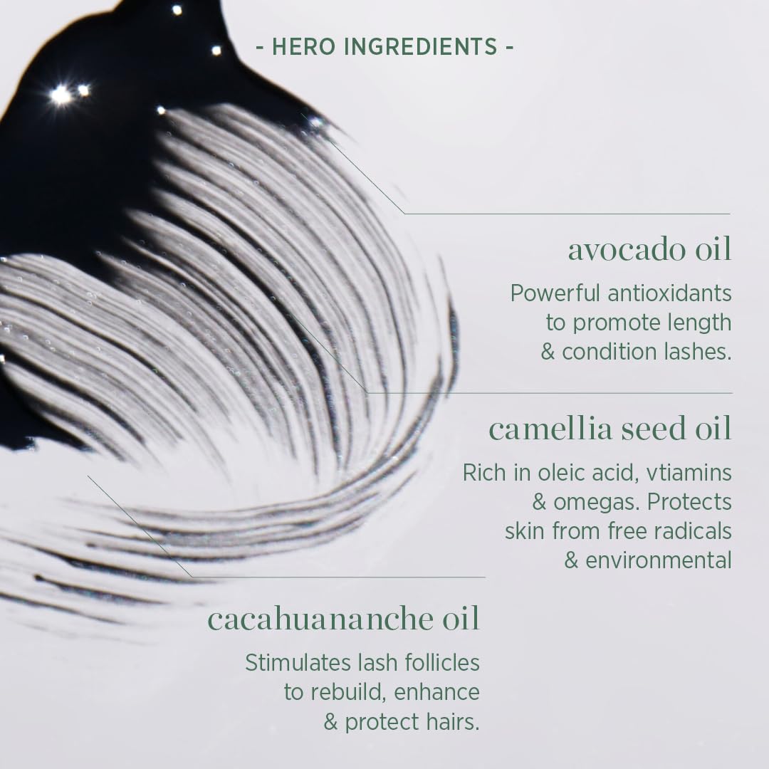 Ere Perez Mascara de Aguacate Contra Agua, Black, 10 ml