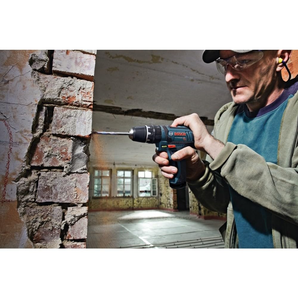 BOSCH PS130N 12V Max 3/8 pulgadas. Taladro de martillo/destornillador (herramienta desnuda), azul