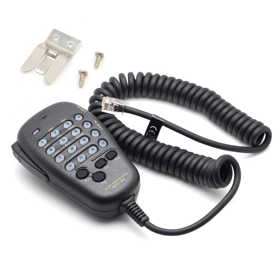 Kymate MH-48A6J - Micrófono de altavoz con botón para Yaesu FT-7800R FT-8800R FT-8900R FT-7900R FT-7100M1 FT-1900R FT-2600 FT-2800 FT1802 FT-1807 Mobile Radio micrófono de mano