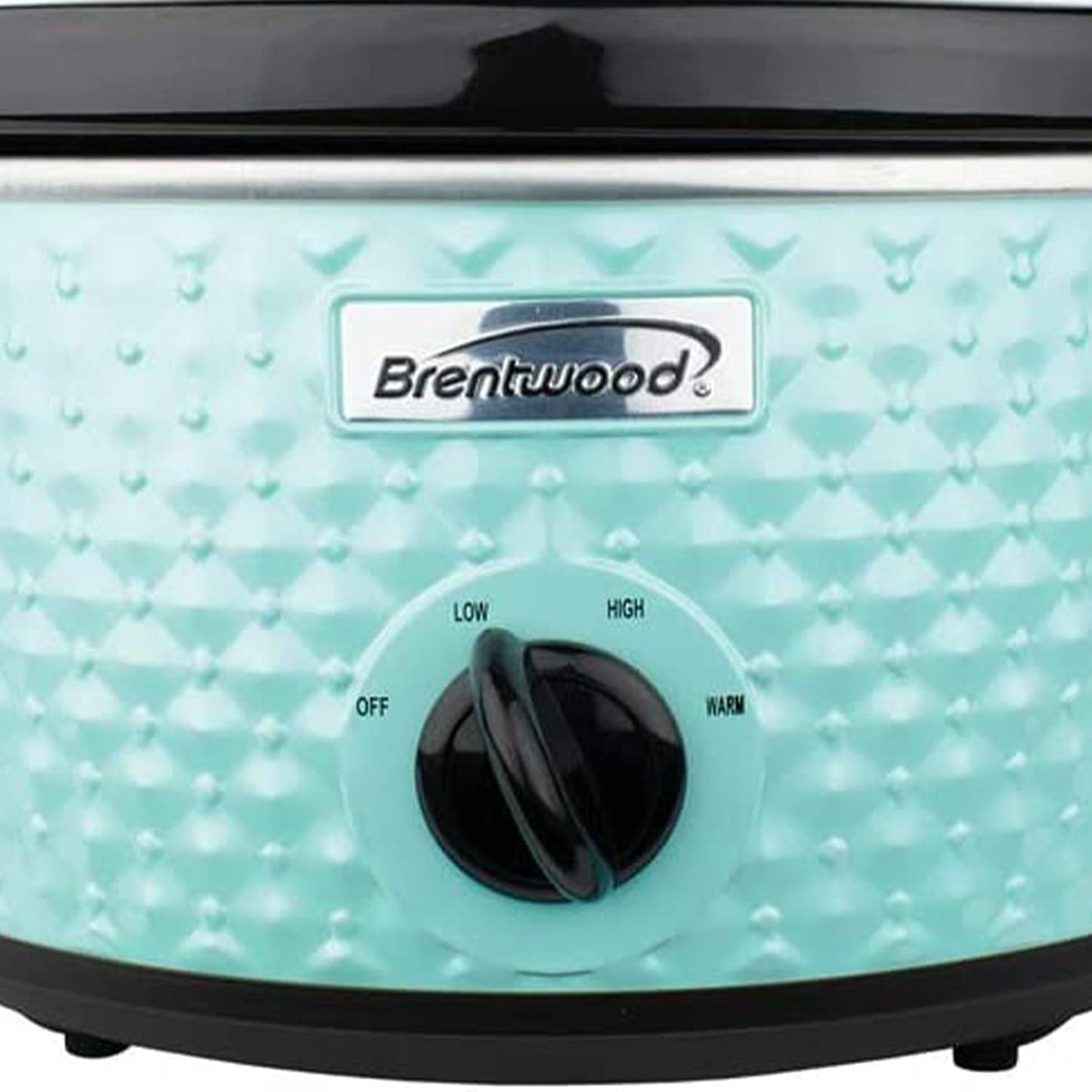 BRENTWOOD (R) APPLIANCES Olla De Cocción Lenta Azul 3.5 Cuartos
