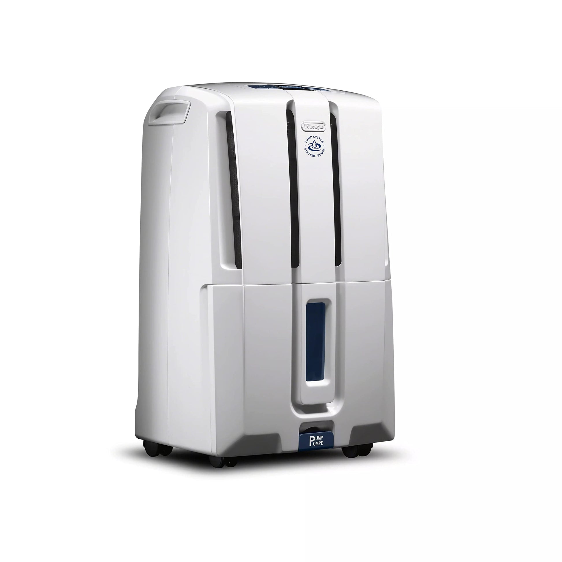 De'Longhi Deshumidificador DDX235PEF con Bomba de Extracción Incluida, Filtro de Carbon Activado y Filtro Biosilver.