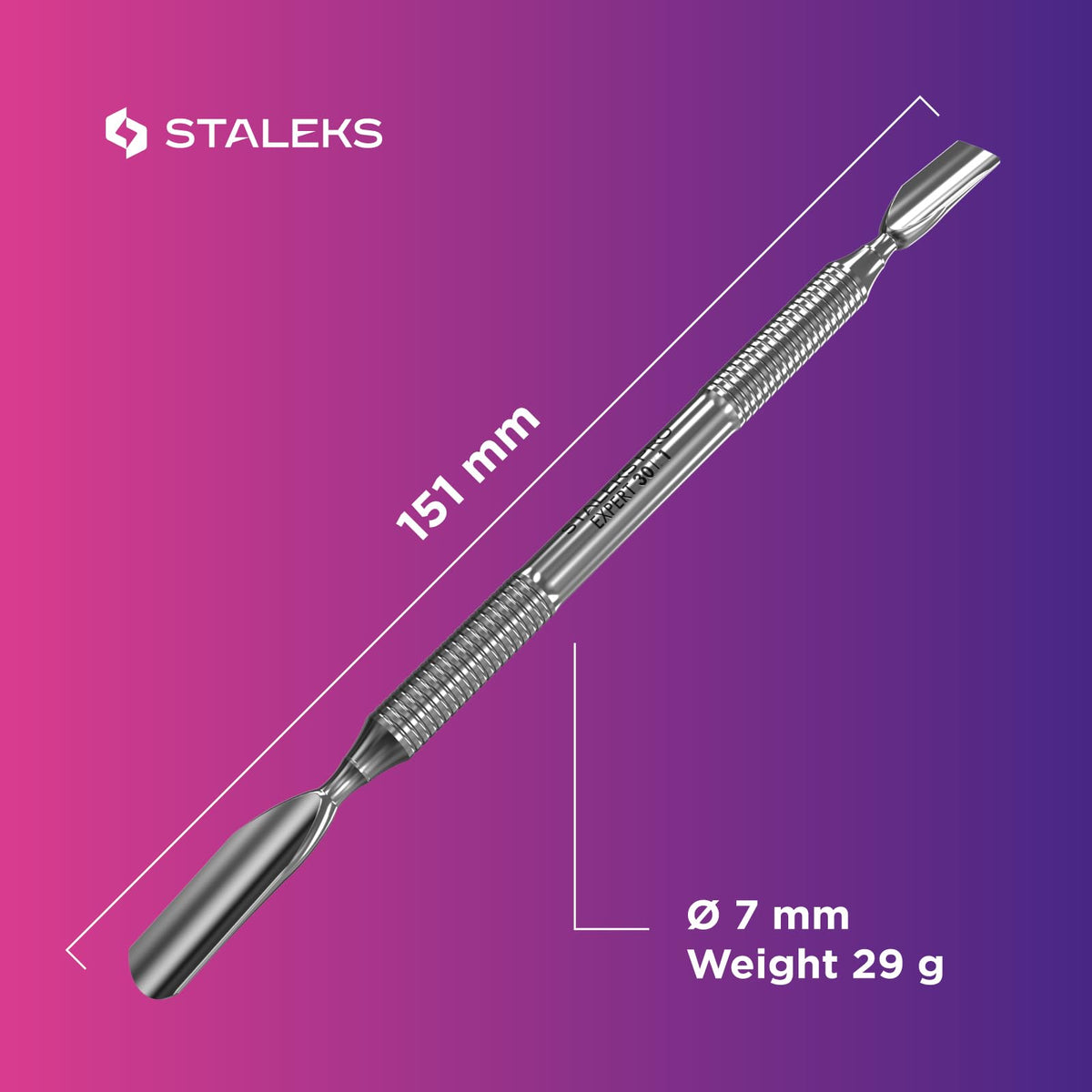 Staleks Empujador de cutículas EXPERT SERIES (PE-30/1)