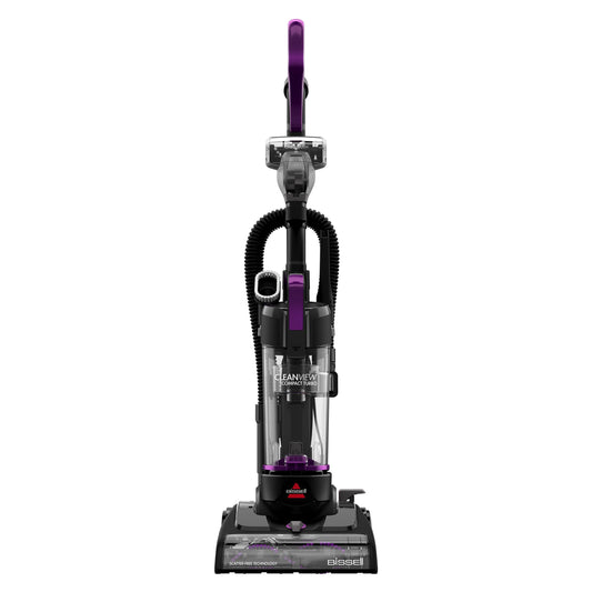Bissell CleanView Aspiradora Vertical compacta Turbo con Varilla de liberación rápida, Potencia de tamaño Completo, tamaño Compacto para Apartamentos y dormitorios, 3437F