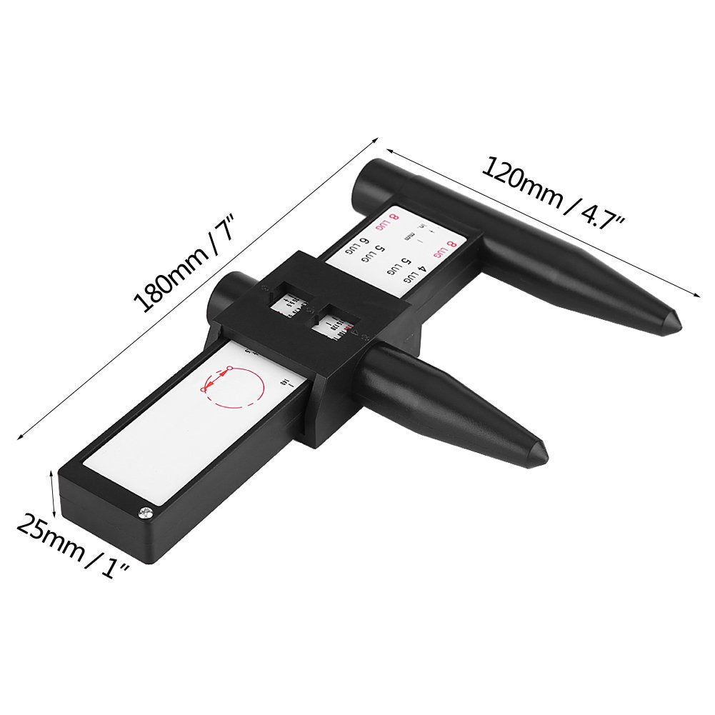 Medidor de Pernos Gorgeri Alta Precisión para Llanta de Coche