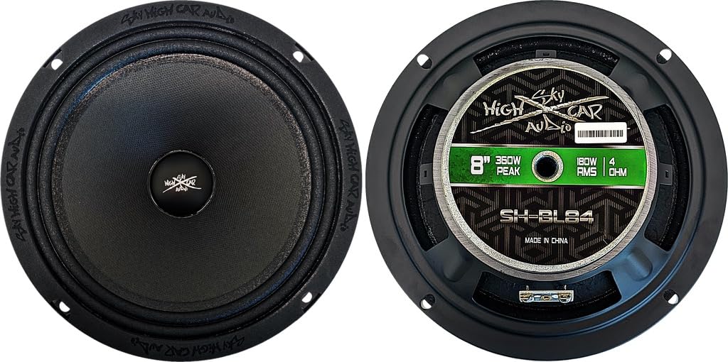 Altavoz de Rango Medio Sky High Car Audio Azul 8 Pulgadas 4 Ohmios