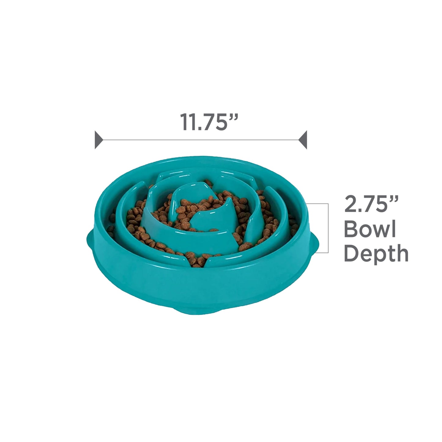 Cuenco para Perros Outward Hound Azul Grande Interactivo Slow Feeder