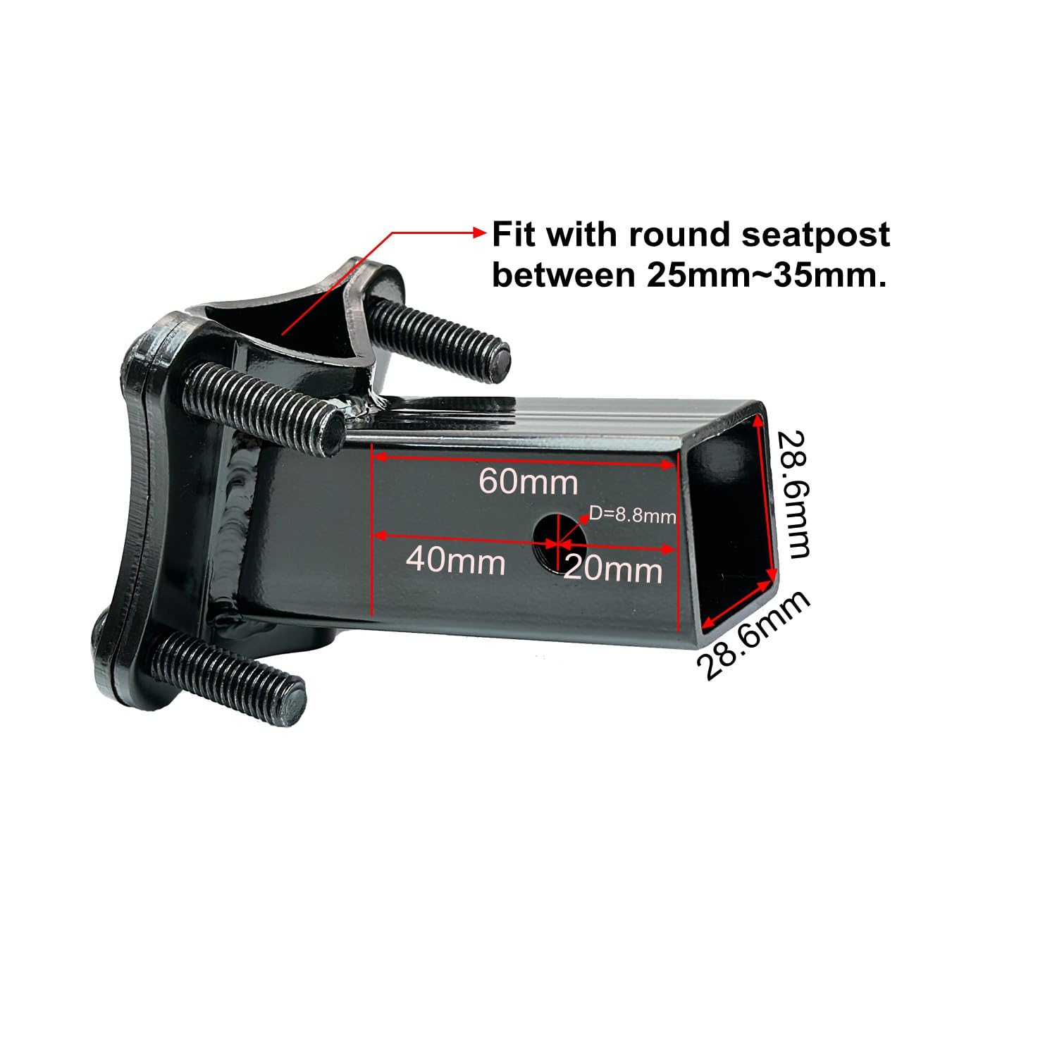 Co-Pilot - Enganche de remolque de bicicleta para Weeride - Kit de enganche y campana de repuesto