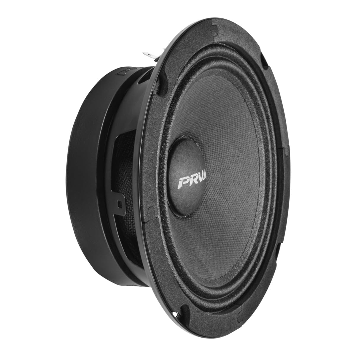 PRV Audio Altavoz de rango medio poco profundo de 6,5 pulgadas, 6MR200A, potencia de programa de 200 vatios, 8 ohmios de montaje superficial para coche, bobina de voz de 1.5 pulgadas, 100 vatios RMS, compacto para puertas (individual)