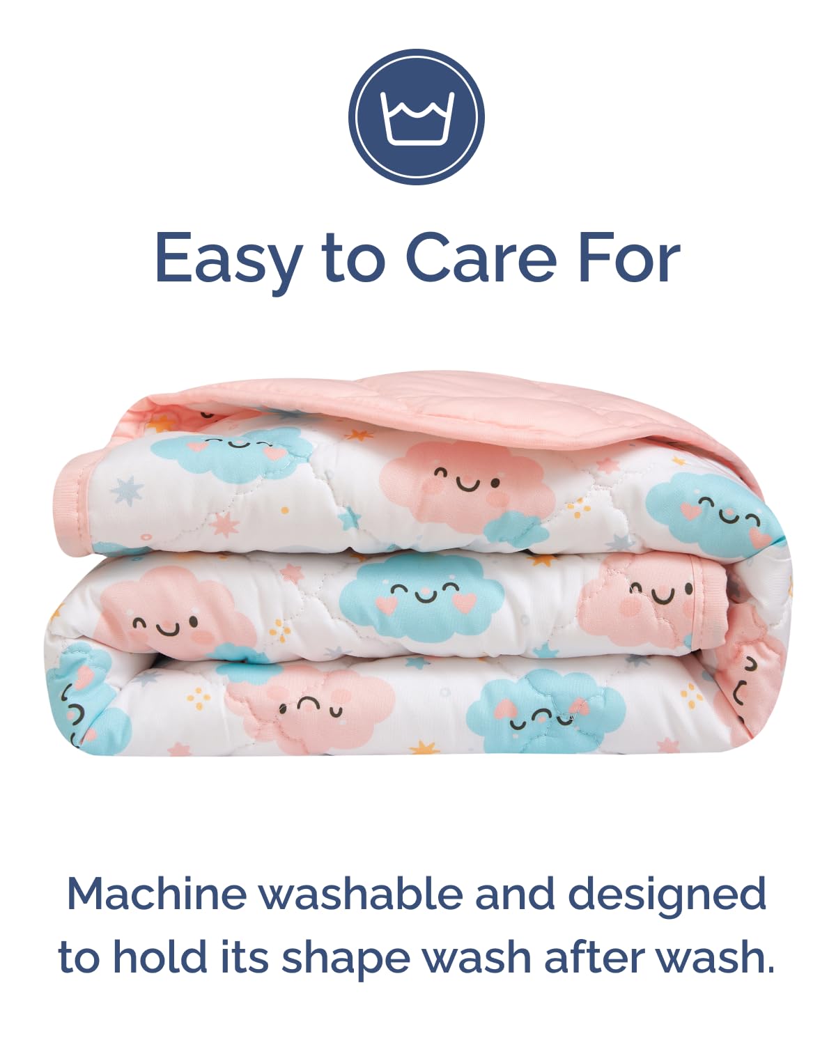 Edredón para niños pequeños, suave, ligero, manta para todas las estaciones, para niños y niñas, ropa de cama acogedora para cuna y cama de niños pequeños, diseño de 39 x 47 pulgadas, 285