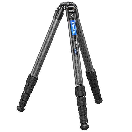 Leofoto - Trípode de viaje ligero de fibra de carbono de 60 pulgadas, trípode compacto profesional para cámara DSLR video, carga máxima de 45 lb/20 kg (LS-365CX)