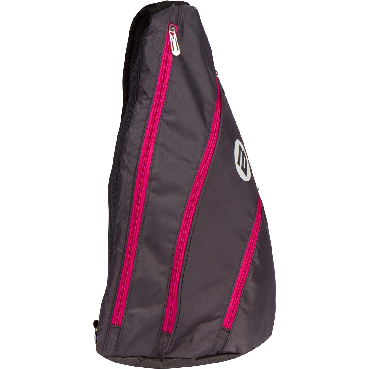 BESTA - Bolsa de pickleball de primera calidad. Bolsa acolchada con 3 compartimentos, soporte para botella de agua y correa ajustable que cambia de lado. Capacidad para varias palas, bolas y más
