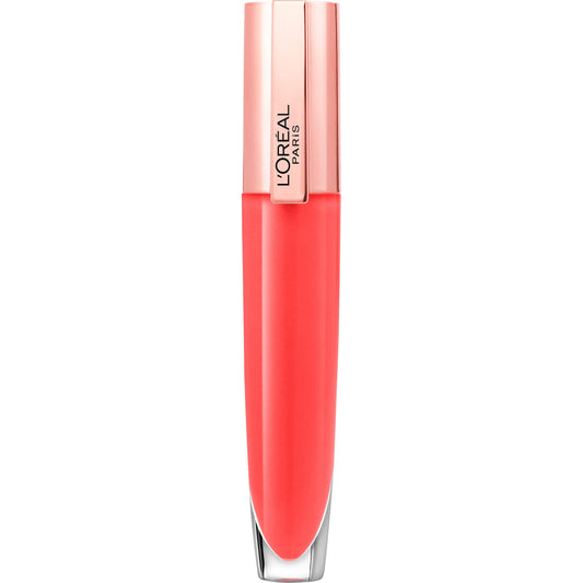 L'Oreal Paris Glow Paradise Hydrating Lip Balm-in-Gloss with Pomegranate Extract and Hyaluronic Acid, ultra-gentle, non-sticky formula, Angelic Daydream, 0.23 fl oz