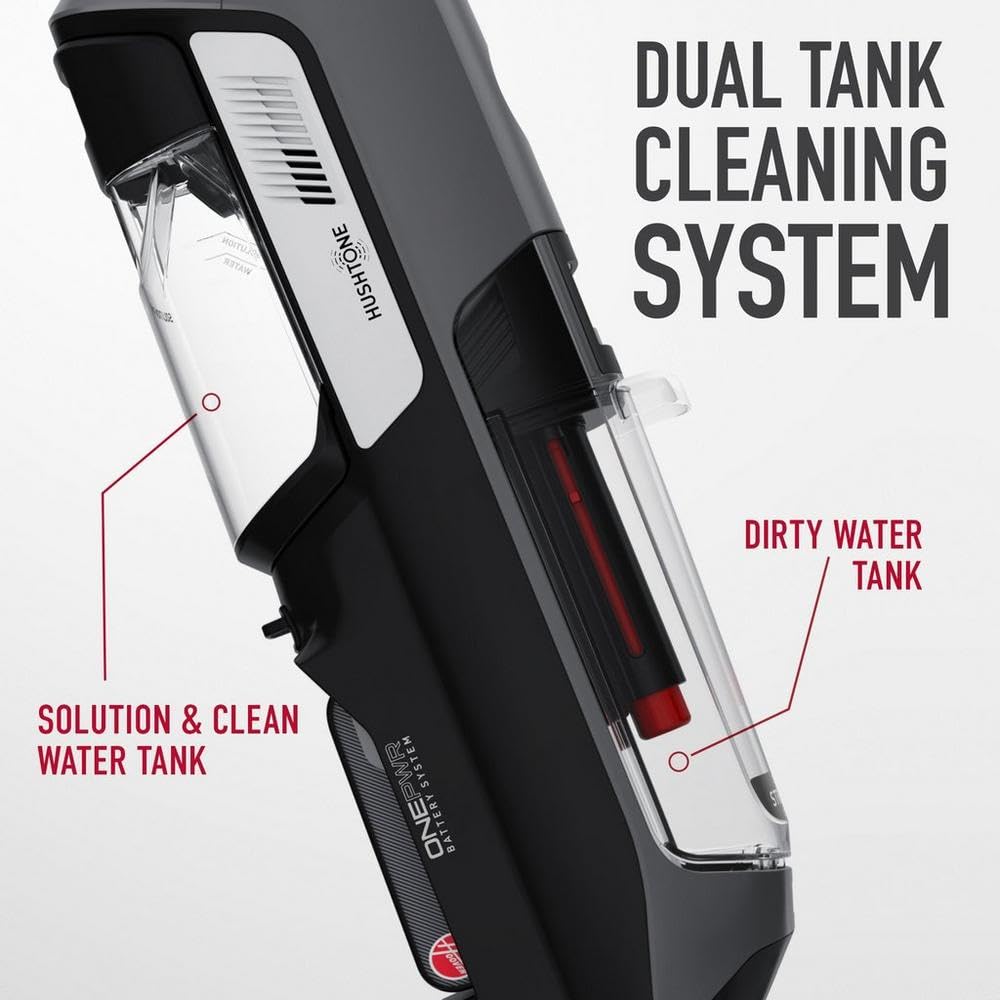 Hoover ONEPWR Streamline - Máquina limpiadora de Suelos Duros inalámbrica, máquina portátil de Limpieza de Pisos, Sistema de autolimpieza, Modo de Lavado y seco, Ideal para Madera Dura, Vinilo de