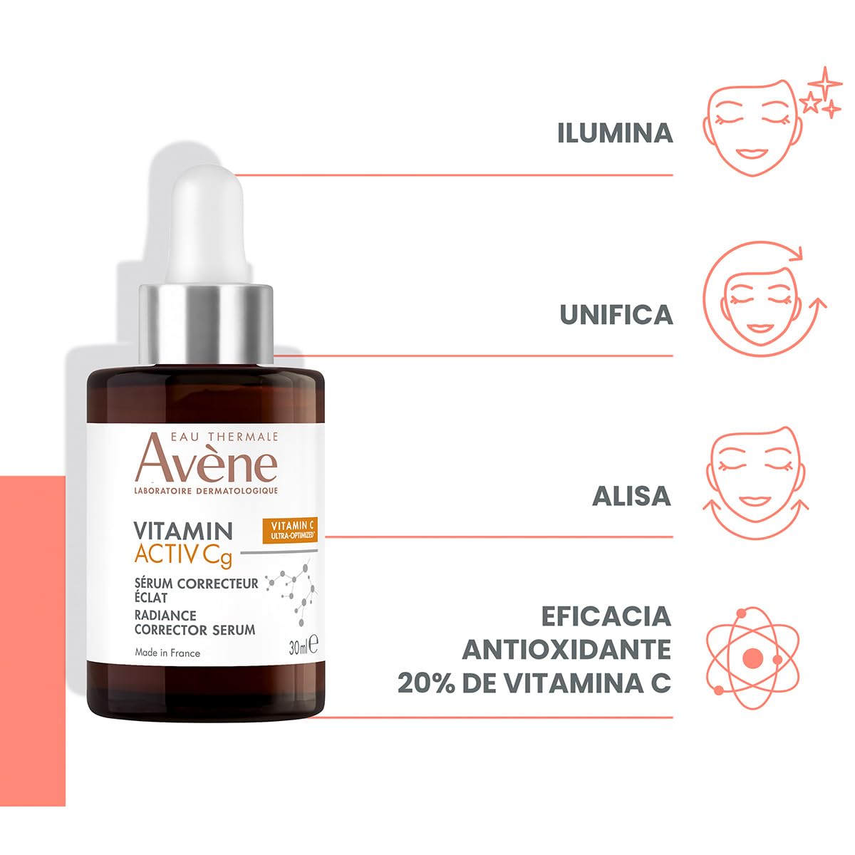 Avène Vitamin Activ Cg, Sérum Antioxidante, 30ml