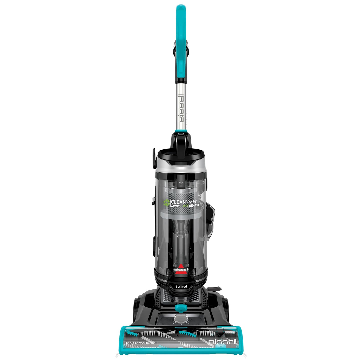 Bissell CleanView - Aspiradora giratoria para Mascotas de tamaño Completo, con Varilla de liberación rápida y dirección giratoria, 3198A, el Color Puede Variar