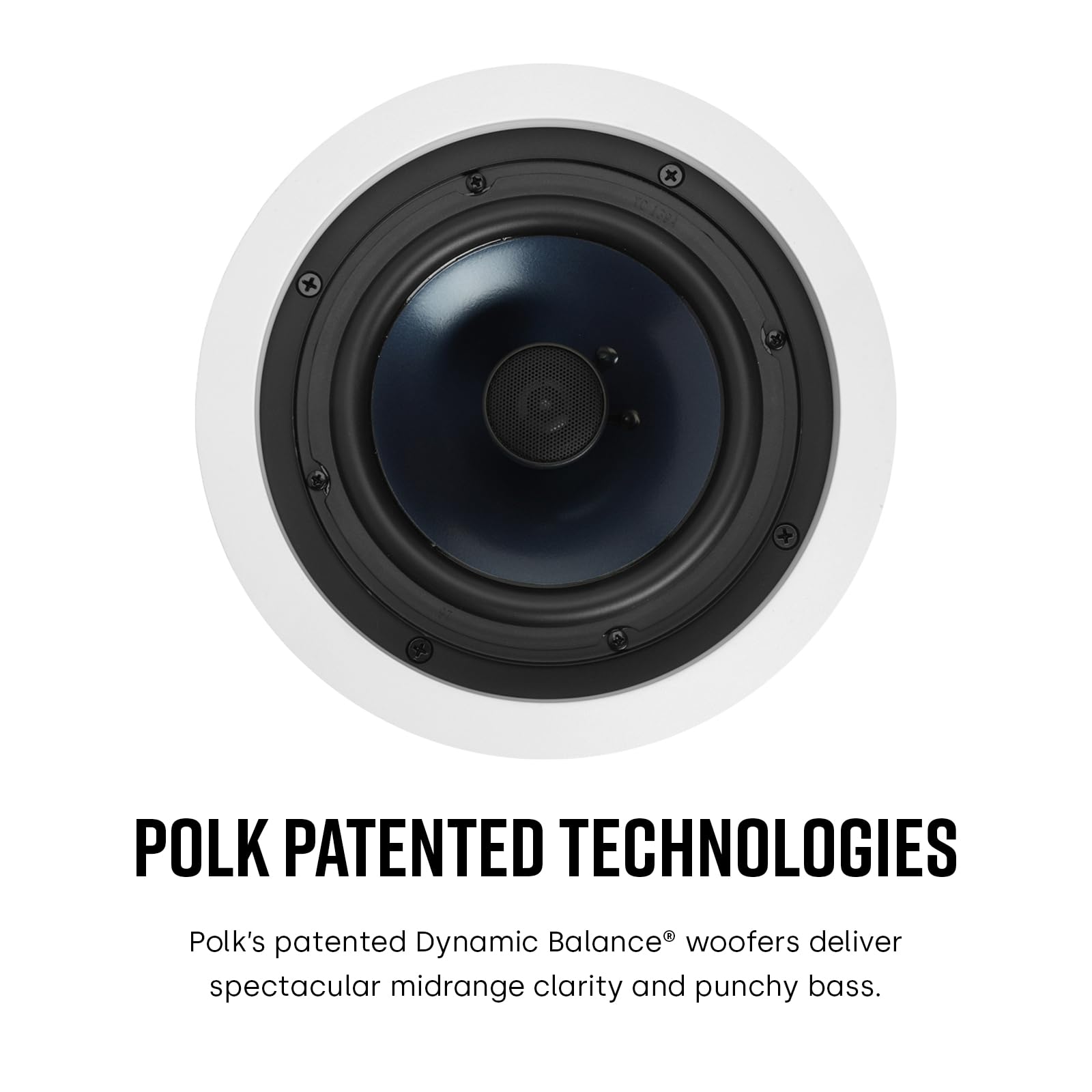 Bocinas Polk Audio Negras y Blancas In-wall/In-ceiling Unidad Set