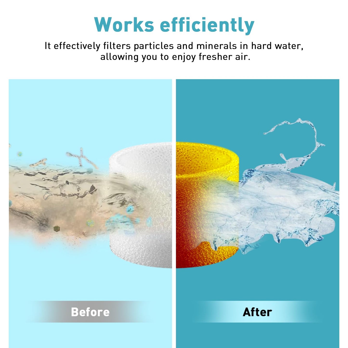 Filtros Humidificadores LEVOIT Eficiencia Alta Compatibles Paquete de 30