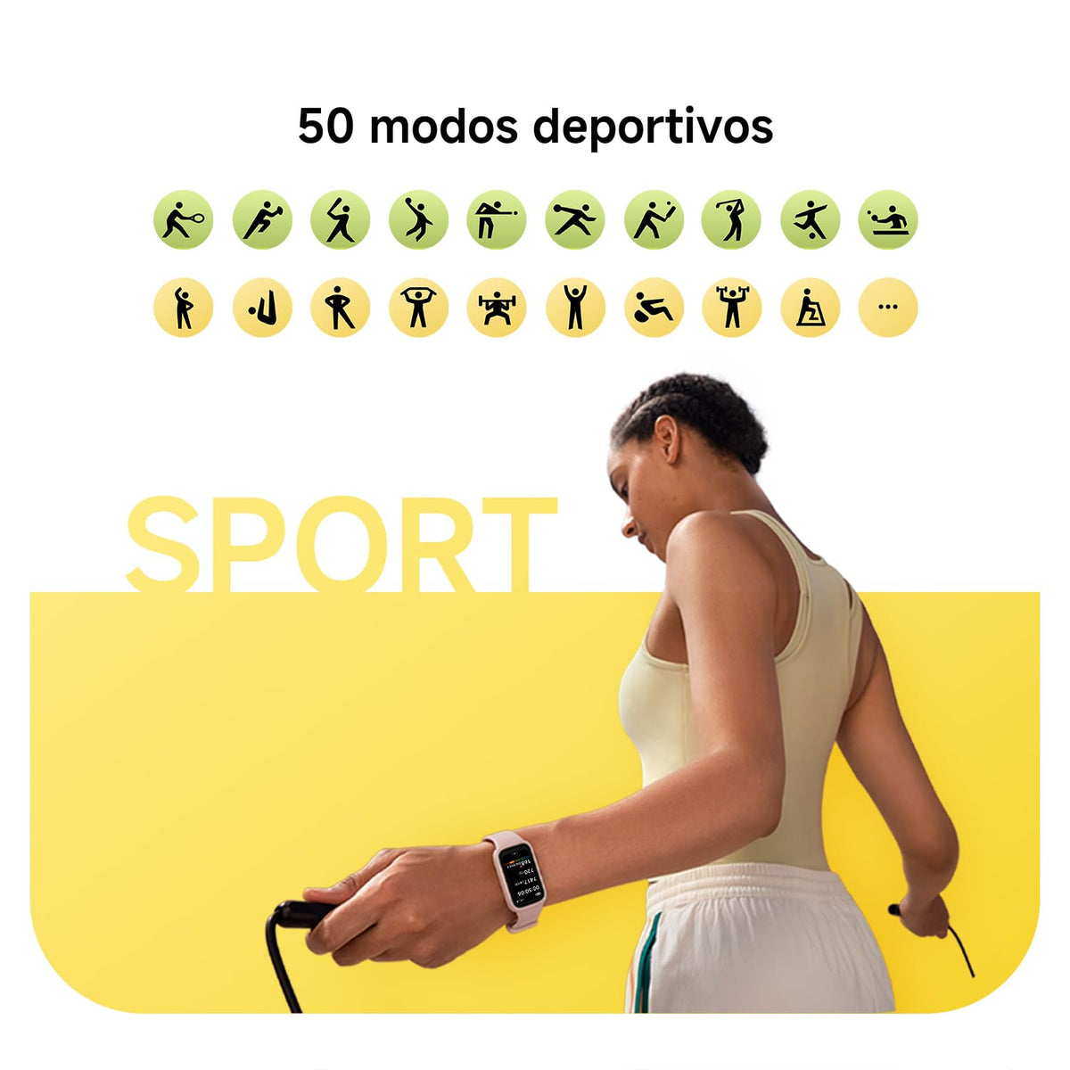 Reloj Inteligente Xiaomi Band 9 Active Negro 5ATM