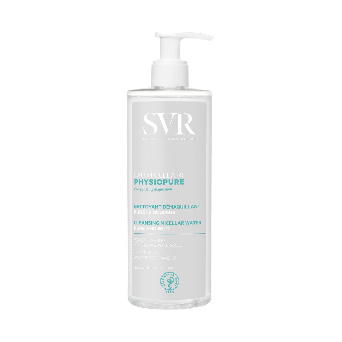 SVR Physiopure Agua Micelar Limpiadora Desmaquillante, 400 ml