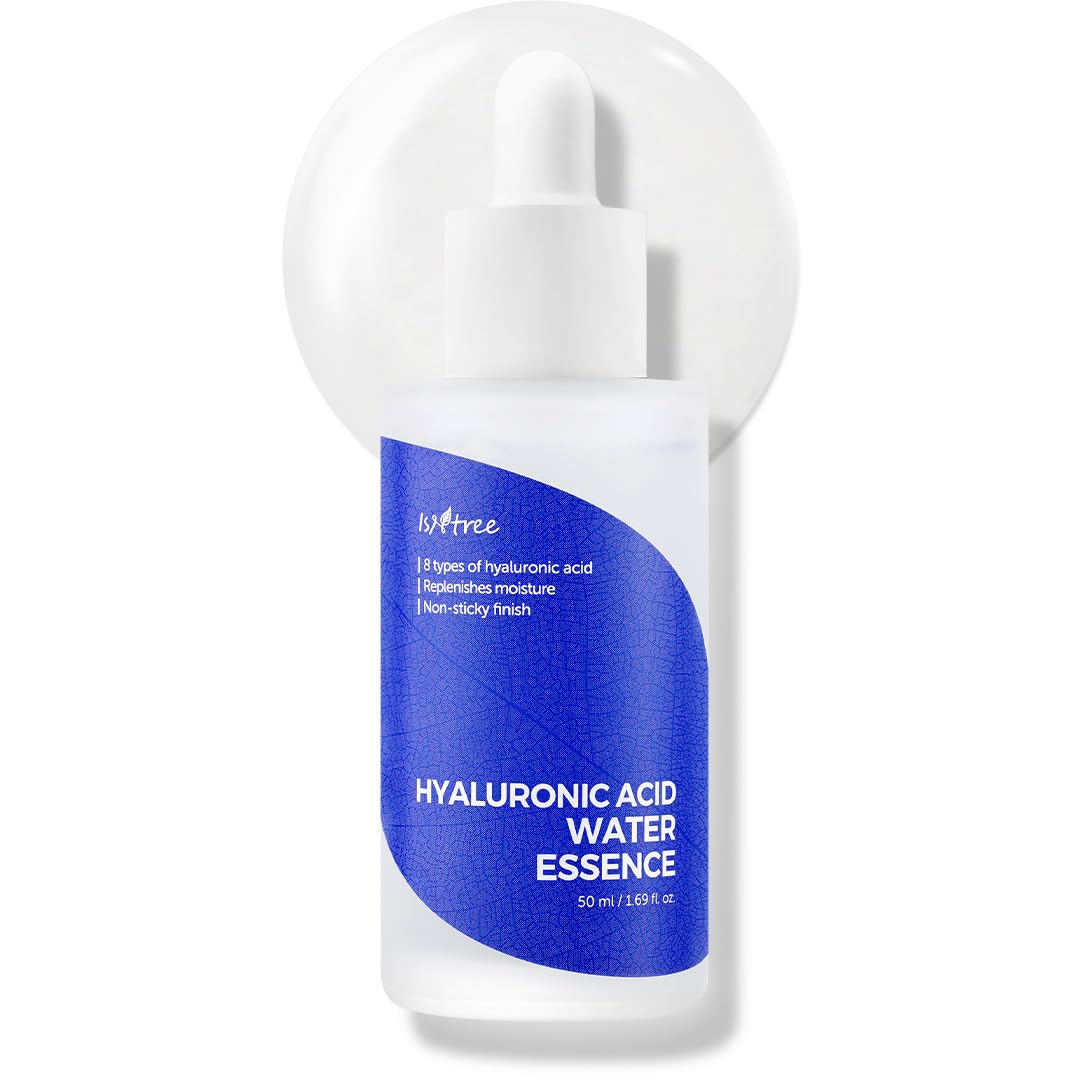 ISNTREE Hyaluronic Acid Water Essence 50 ml, Serum Facial de Ácido Hialurónico para hidratar profundamente la piel