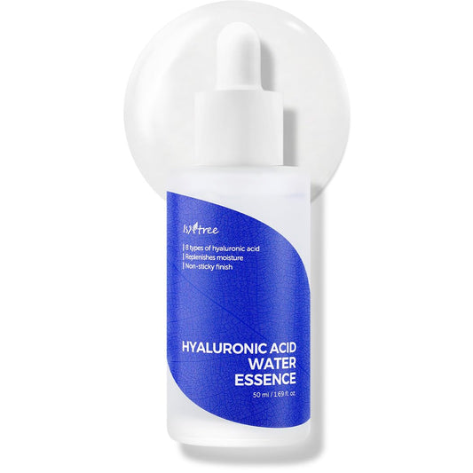 ISNTREE Hyaluronic Acid Water Essence 50 ml, Serum Facial de Ácido Hialurónico para hidratar profundamente la piel