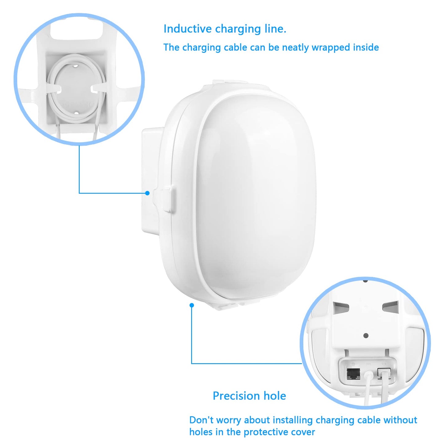 Soporte de Pared OkeMeeo para Google Nest WiFi Pro 6E Blanco para el Hogar