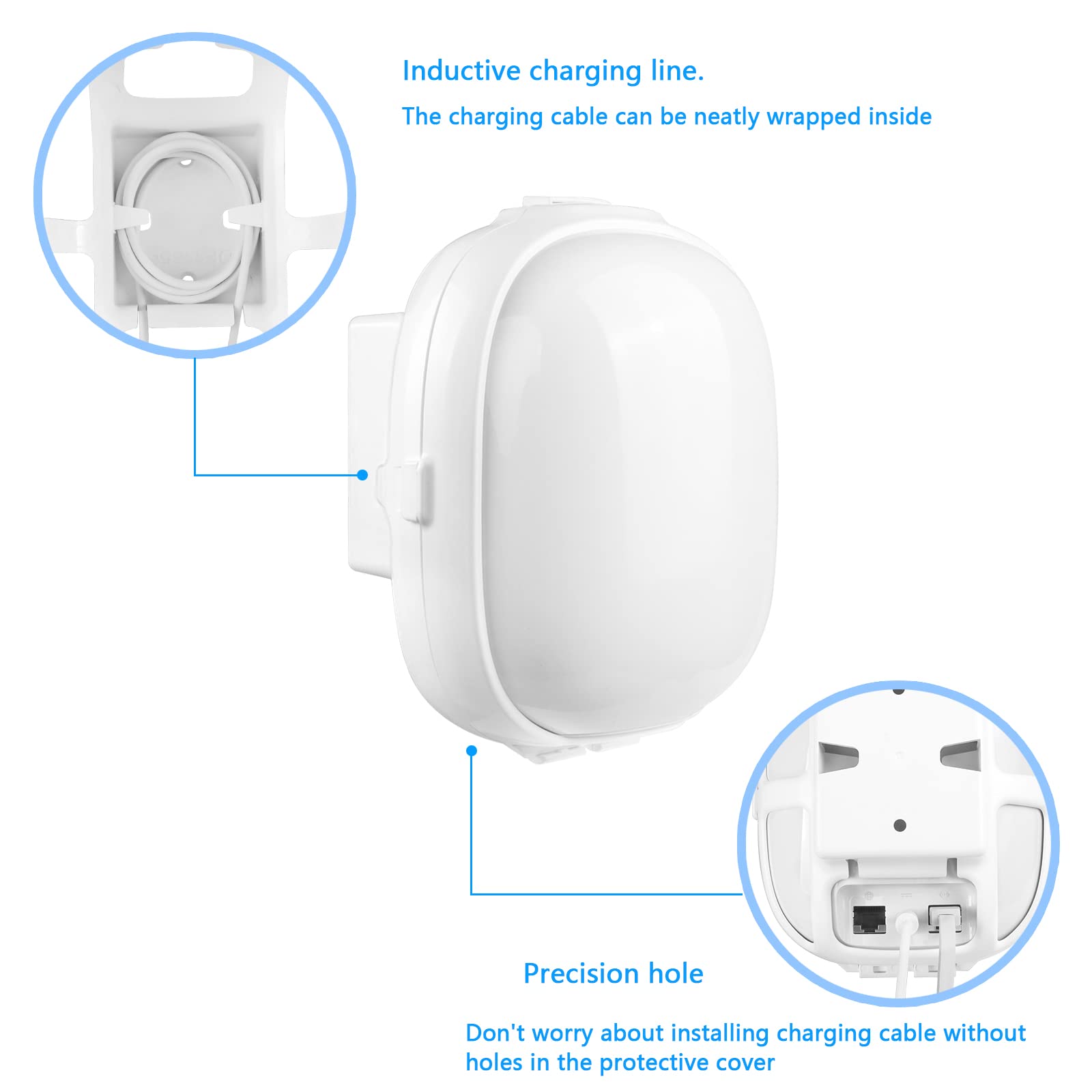 Soporte de Pared OkeMeeo para Google Nest WiFi Pro 6E Blanco para el Hogar