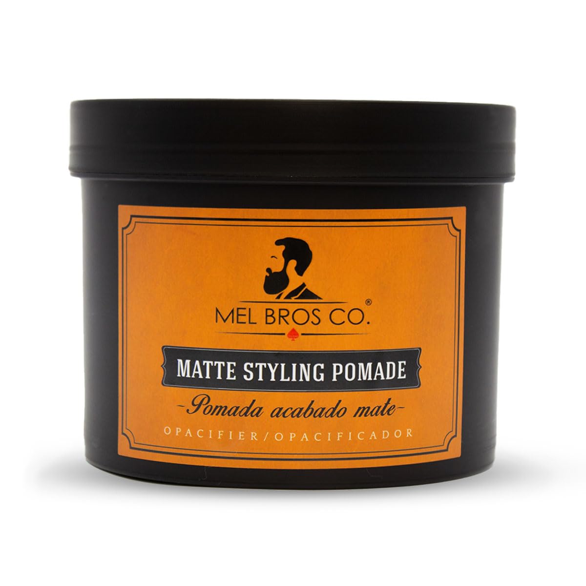 MEL BROS CO. - Matte Styling Pomade - Pomada acabado Mate EXTRA FIJACIÓN, apariencia sin brillo, matiza el cabello, moldea tu estilo. (32 oz / 946.35 ml)