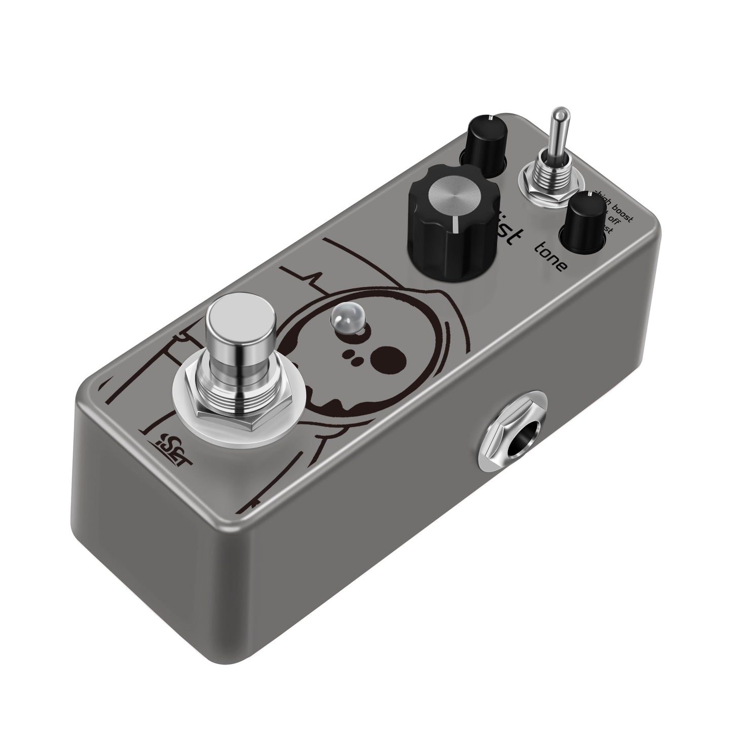 ISET Grim - Pedal de guitarra de metal pesado para guitarra eléctrica, bajo True Bypass