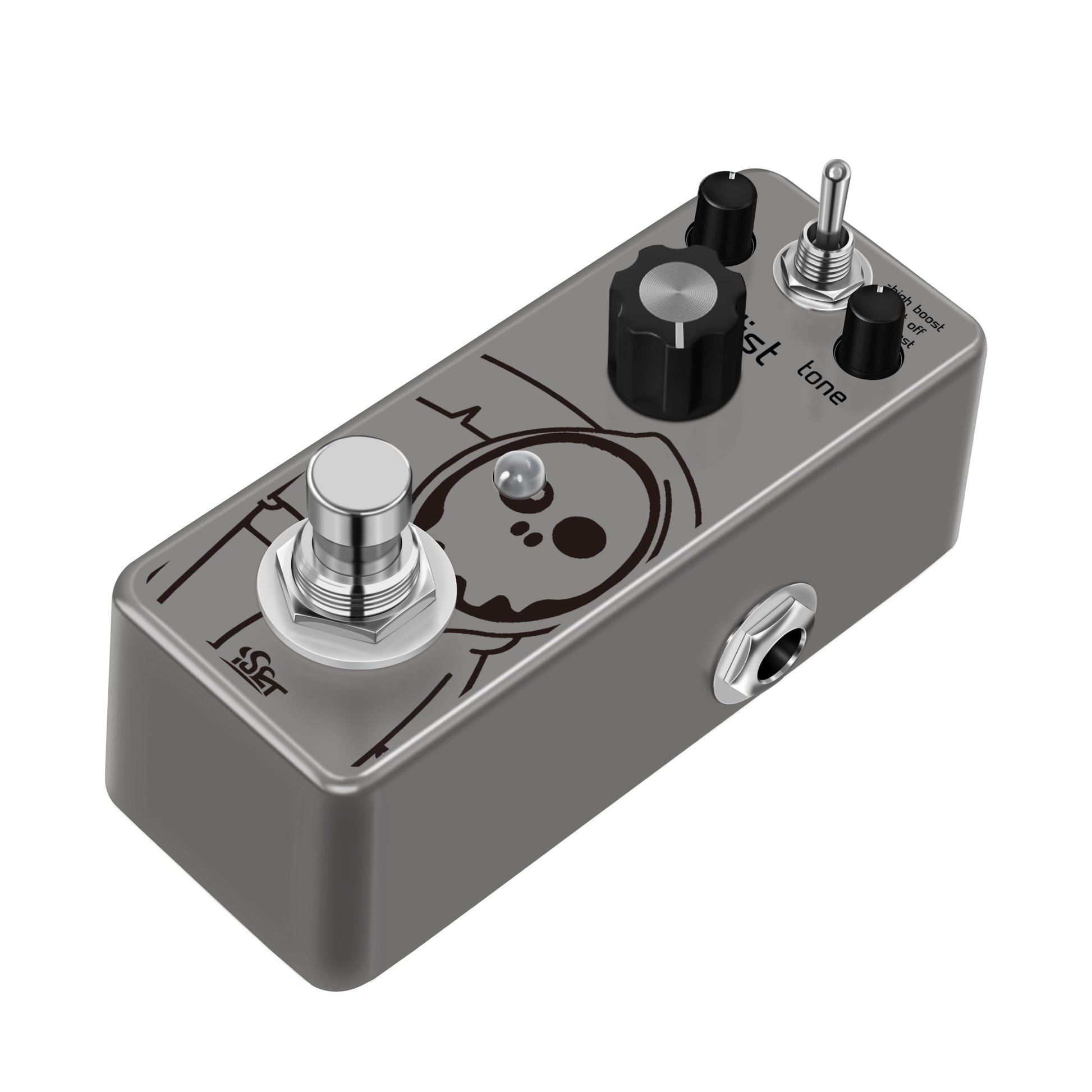 ISET Grim - Pedal de guitarra de metal pesado para guitarra eléctrica, bajo True Bypass