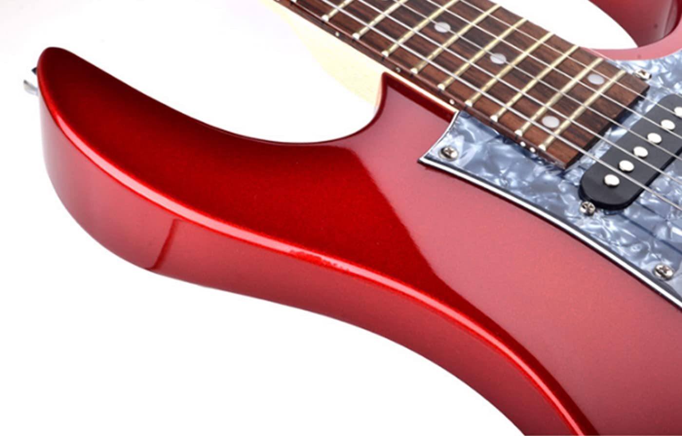 Guitarra Eléctrica Deviser L-g3 Rojo Con Funda, Tremolo, Cable