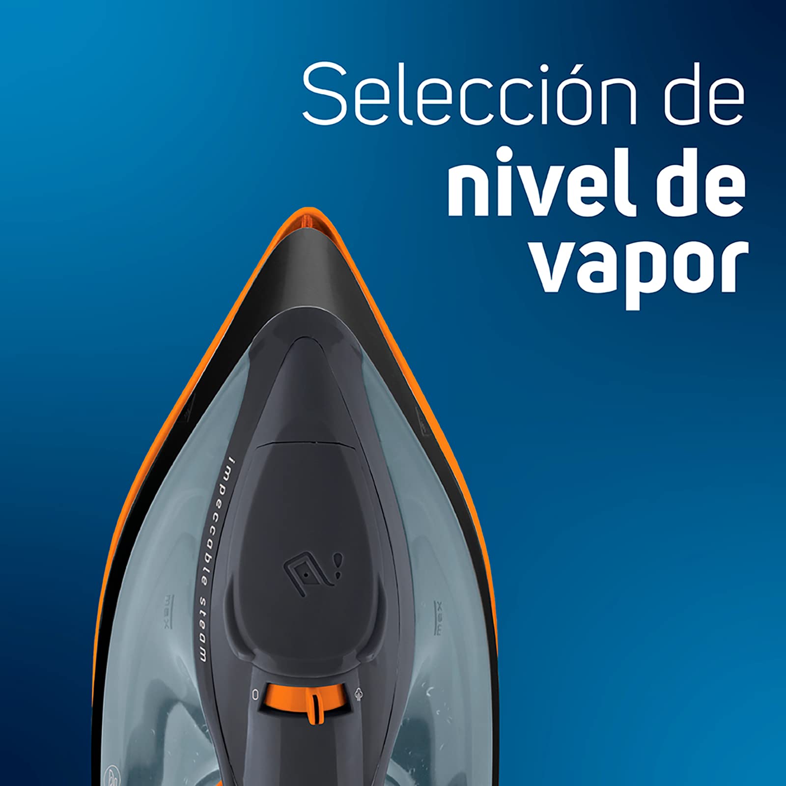 Plancha de Vapor Taurus Penelope Anti enredos Compacta con Suela Antiadherente y Control de Temperatura