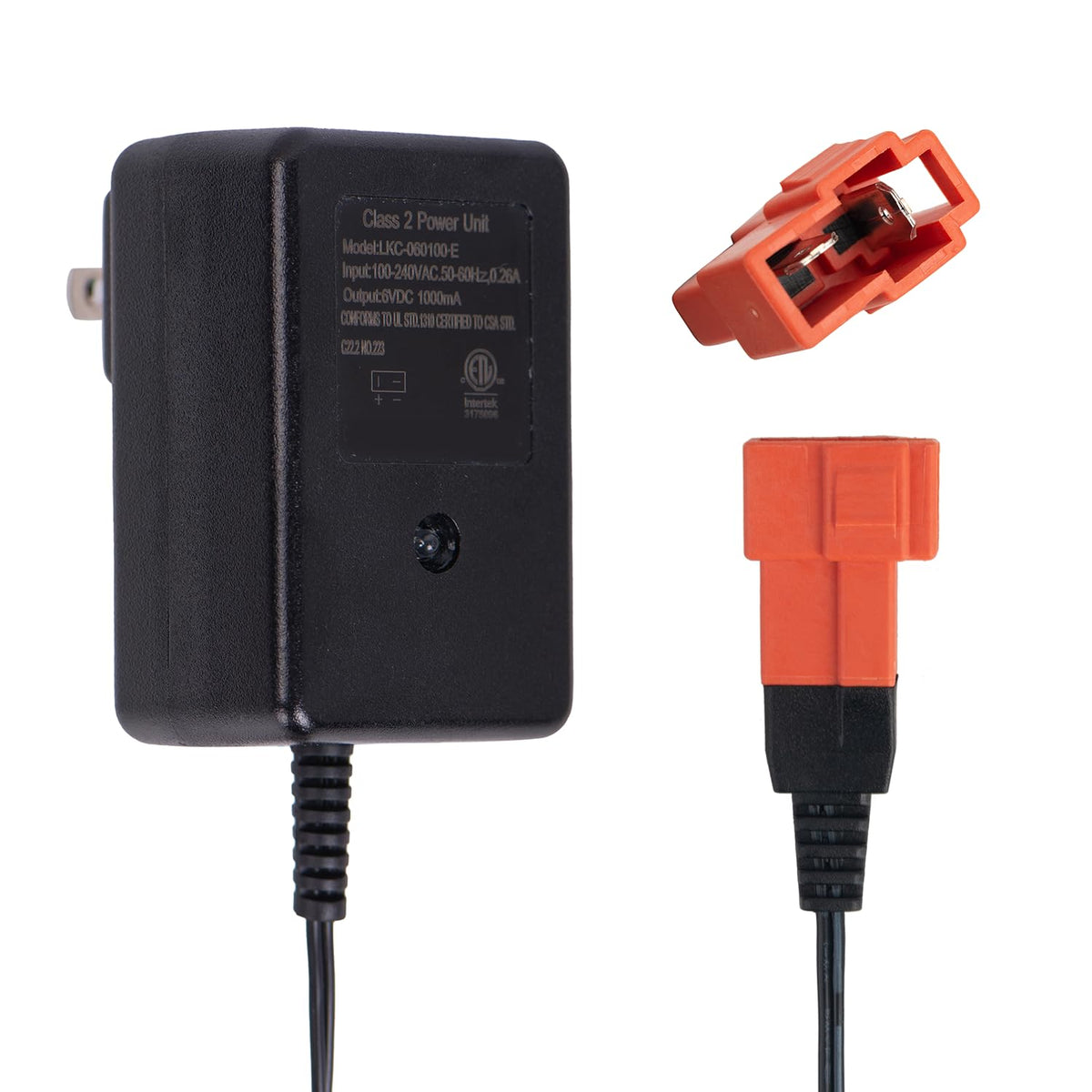 Cargador Universal jssandan 6 V Negro Compatible con BMX X6 Kid TRAX GMC Wal-Mart Moto ATV Quad para Vehículos Eléctricos Infantil