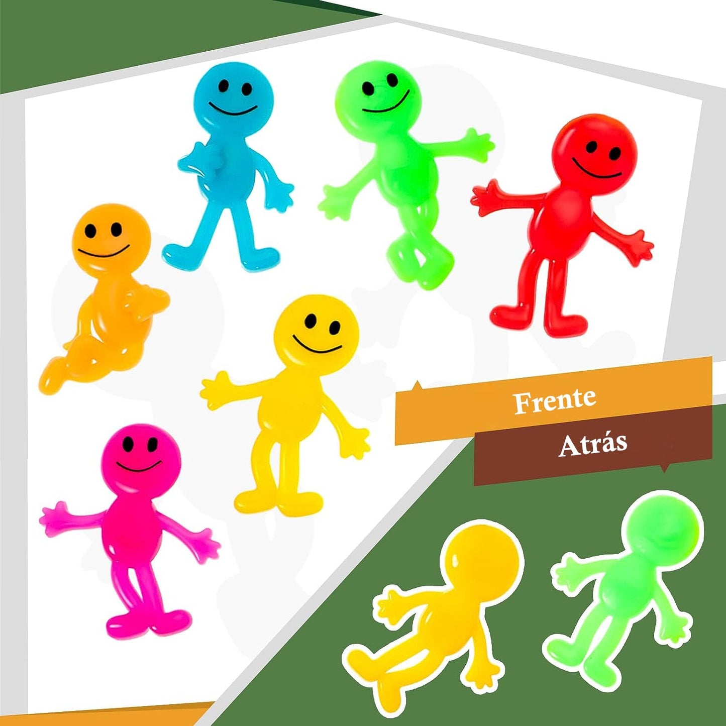 Juguetes Elásticos Bendables Stretchy Toys Colores Divertidos para Niños
