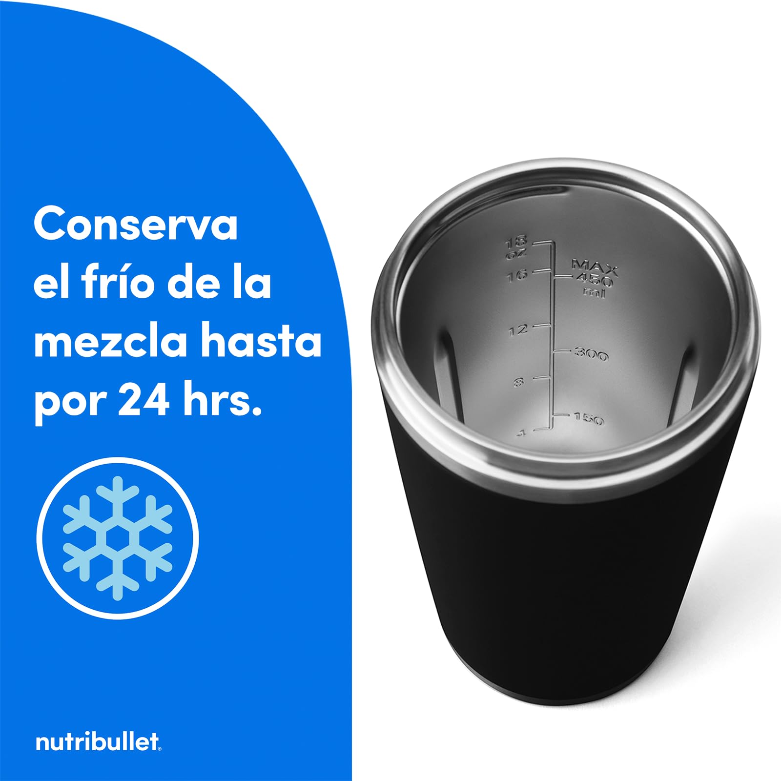 Licuadora Portátil Nutribullet Flip Blanca Compacta