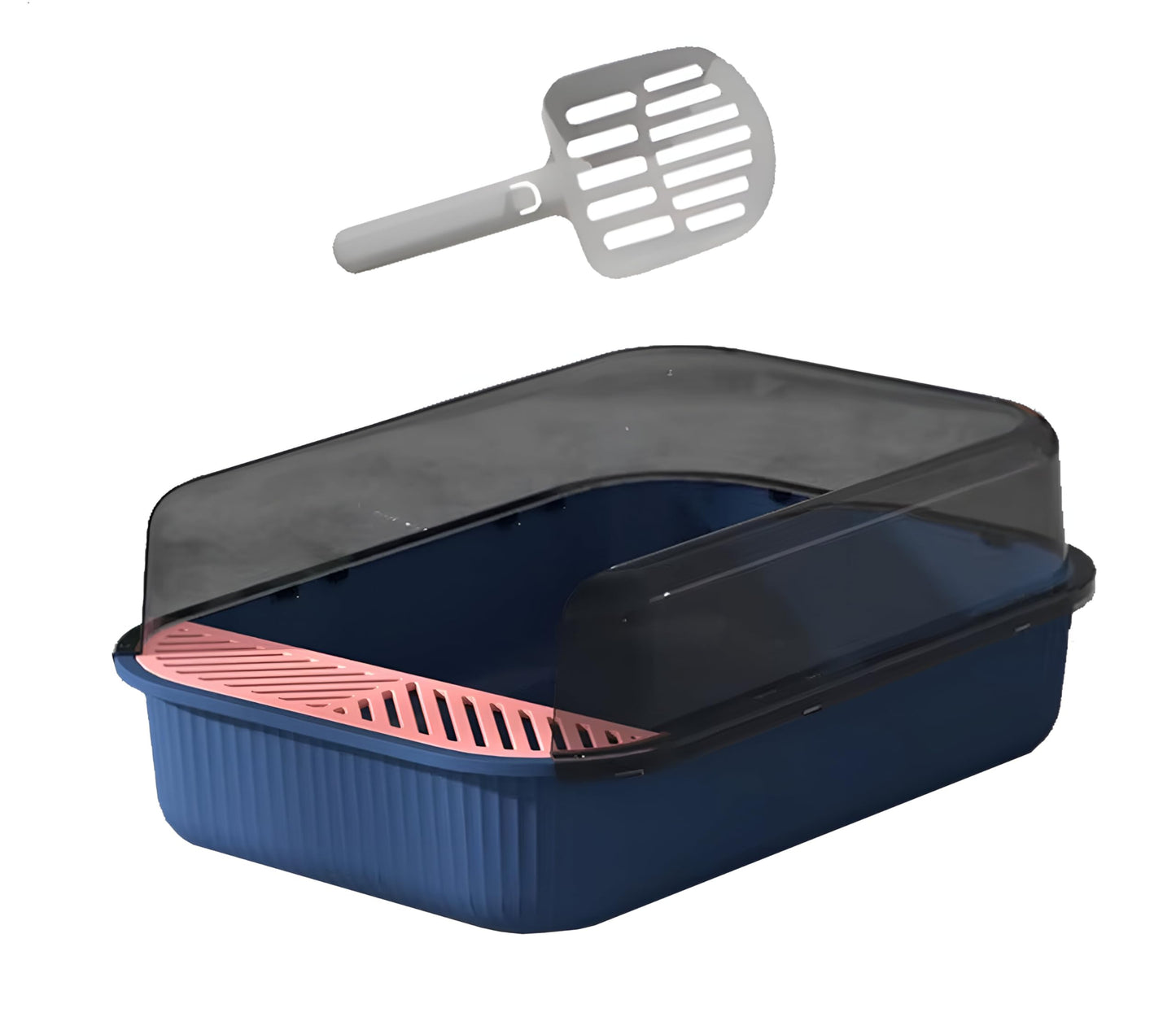 Arenero Grande MATCHI Azul con Extensión y Pala Limpiadora