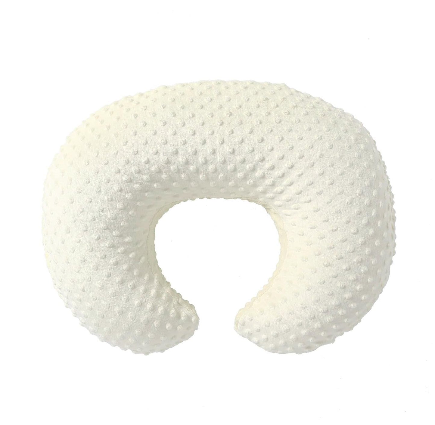 QUENESS Almohada y posicionador para lactancia, para alimentación con pecho y biberón, soporte para sentar al bebé con cubierta ultra suave removible, soporte para tiempo boca abajo para bebés niños y