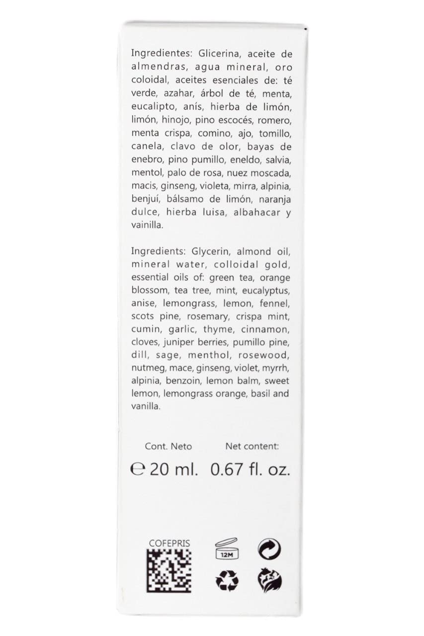 GONIKUA ELÍXIR, Sérum ULTRA-HIDRATANTE para Cara y Cuello, Día y Noche, 35 Aceites Esenciales, Aceite de Almendras, Glicerina grado USP, Oro Coloidal, Anti-Edad, Humectación Profunda, Antioxidante, Elasticidad, Renovación Celular, Luminosidad y Vitalidad,