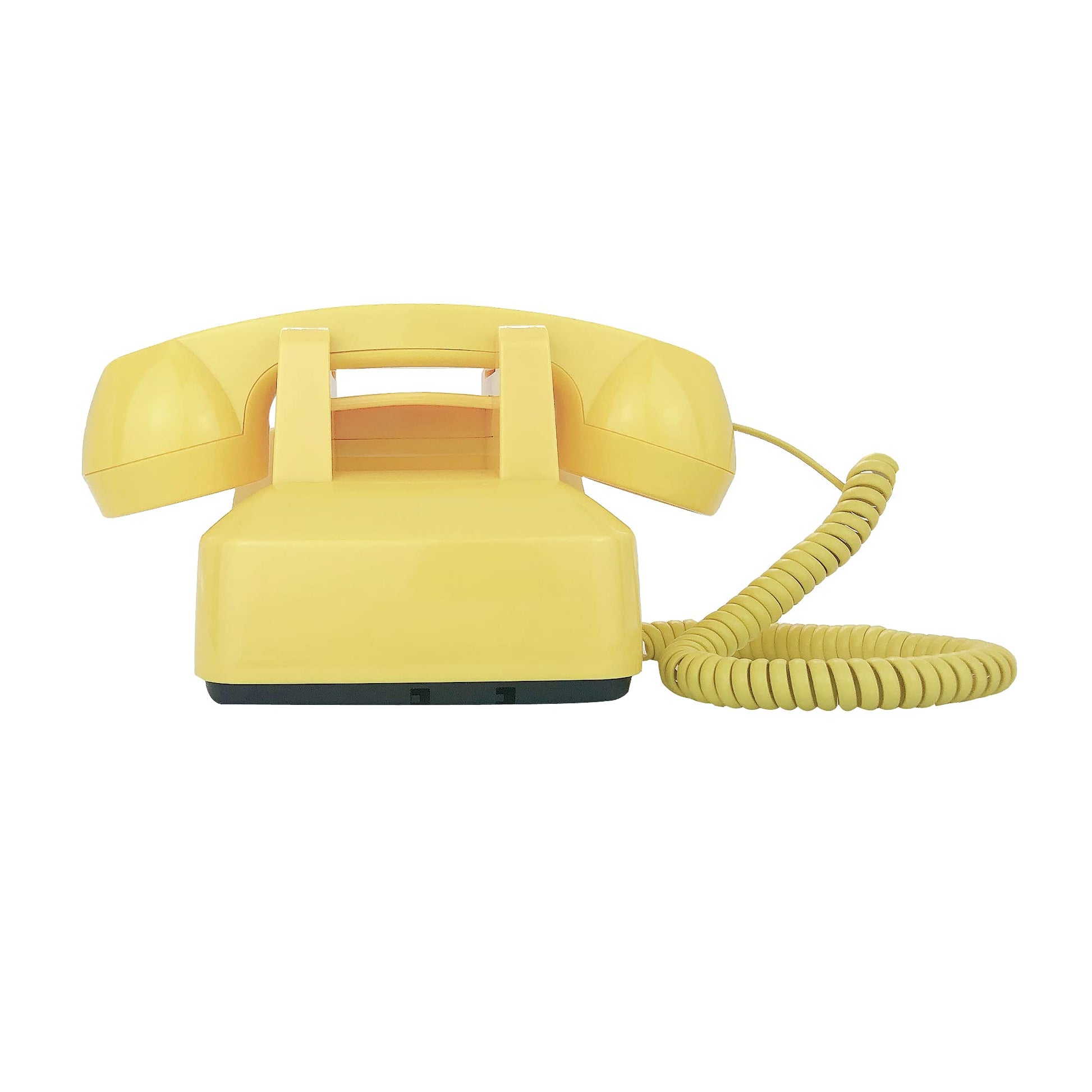 TelPal - Teléfono retro de una sola línea con cable de computadora, esfera giratoria clásica, clásico, manos libres, teléfono fijo para el hogar/oficina/hotel, teléfonos antiguos para personas mayores