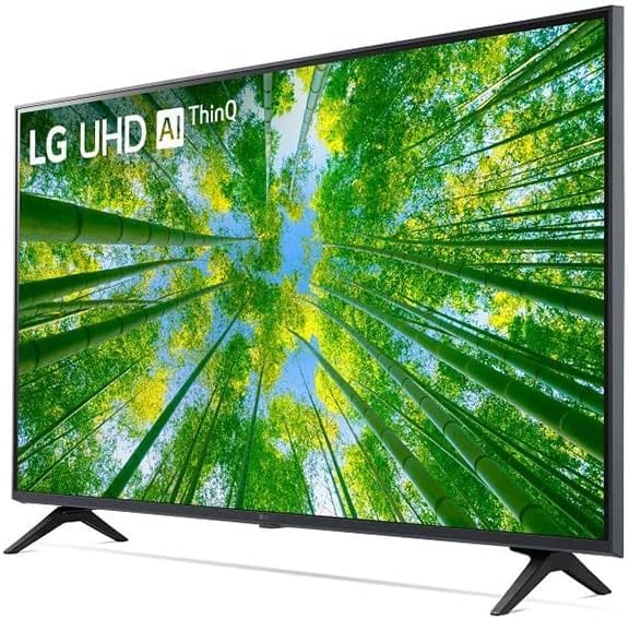 LG Television 43" Pulgadas 4K LED Uktra HD WebOS 22 Smart con ThinQ AI TV Google Assistant; Alexa; Apple AirPlay; HomeKit 43UQ8000AUB (Reacondicionado)