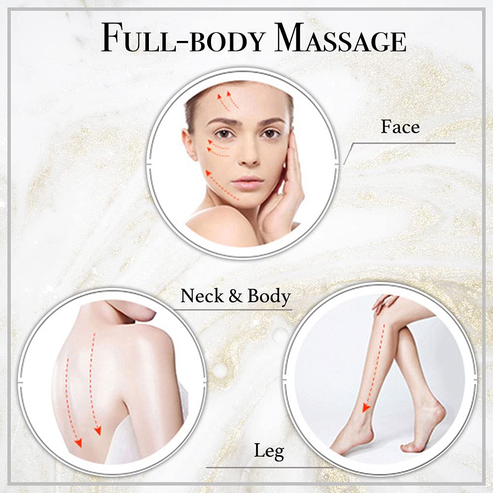 Rodillo Gua Sha & Jade Roller, rodillo facial, herramienta de masaje facial Guasha, juego de cuidado facial Xpecial de la piel, masajeador para eliminar arrugas e hinchazón de ojos, antienvejecimiento y relajación corporal