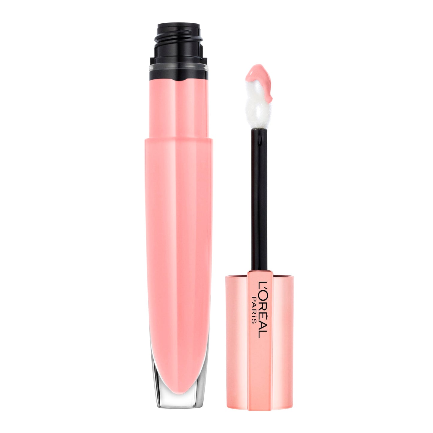 L'Oreal Paris Glow Paradise Hydrating Lip Balm-in-Gloss with Pomegranate Extract and Hyaluronic Acid, ultra-gentle, non-sticky formula, Porcelain Petal, 0.23 fl oz