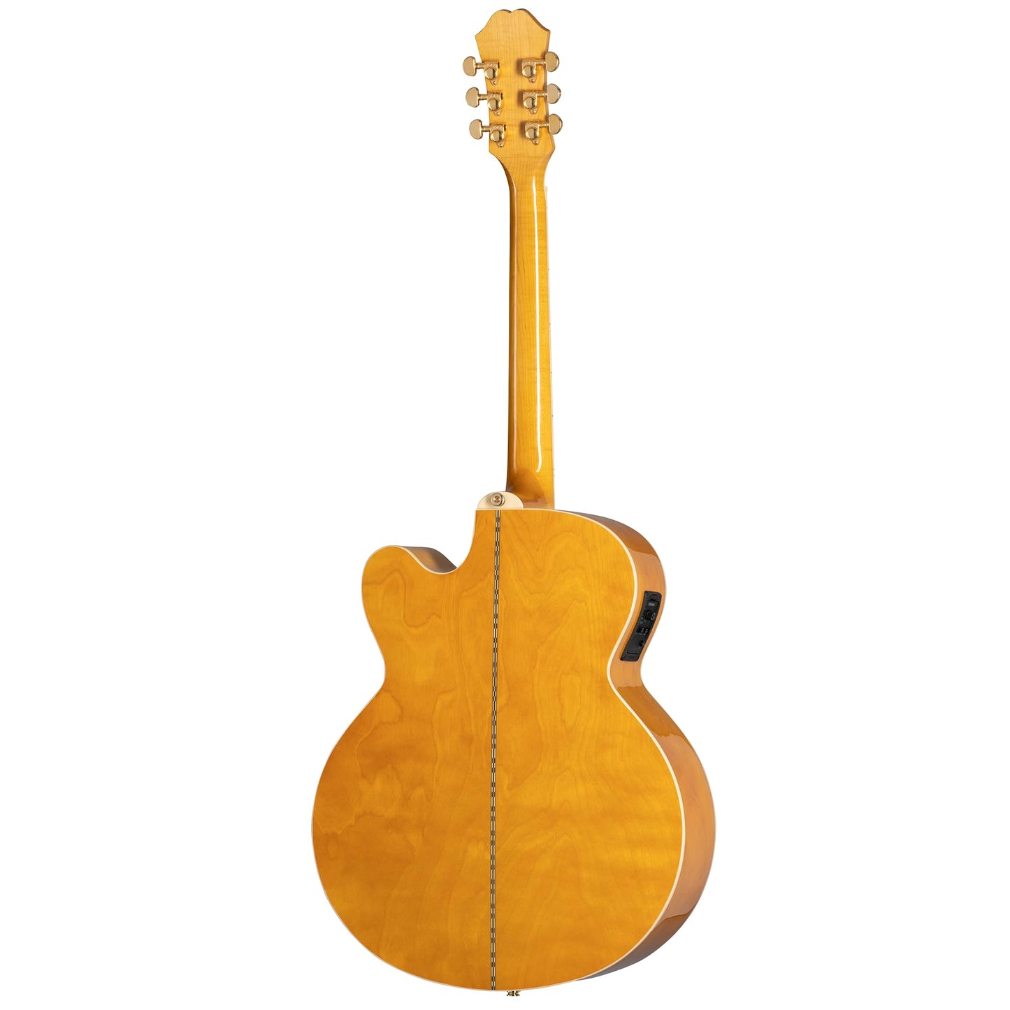 Epiphone J200 EC Studio Acoustic - Parte superior sólida eléctrica, clásico natural
