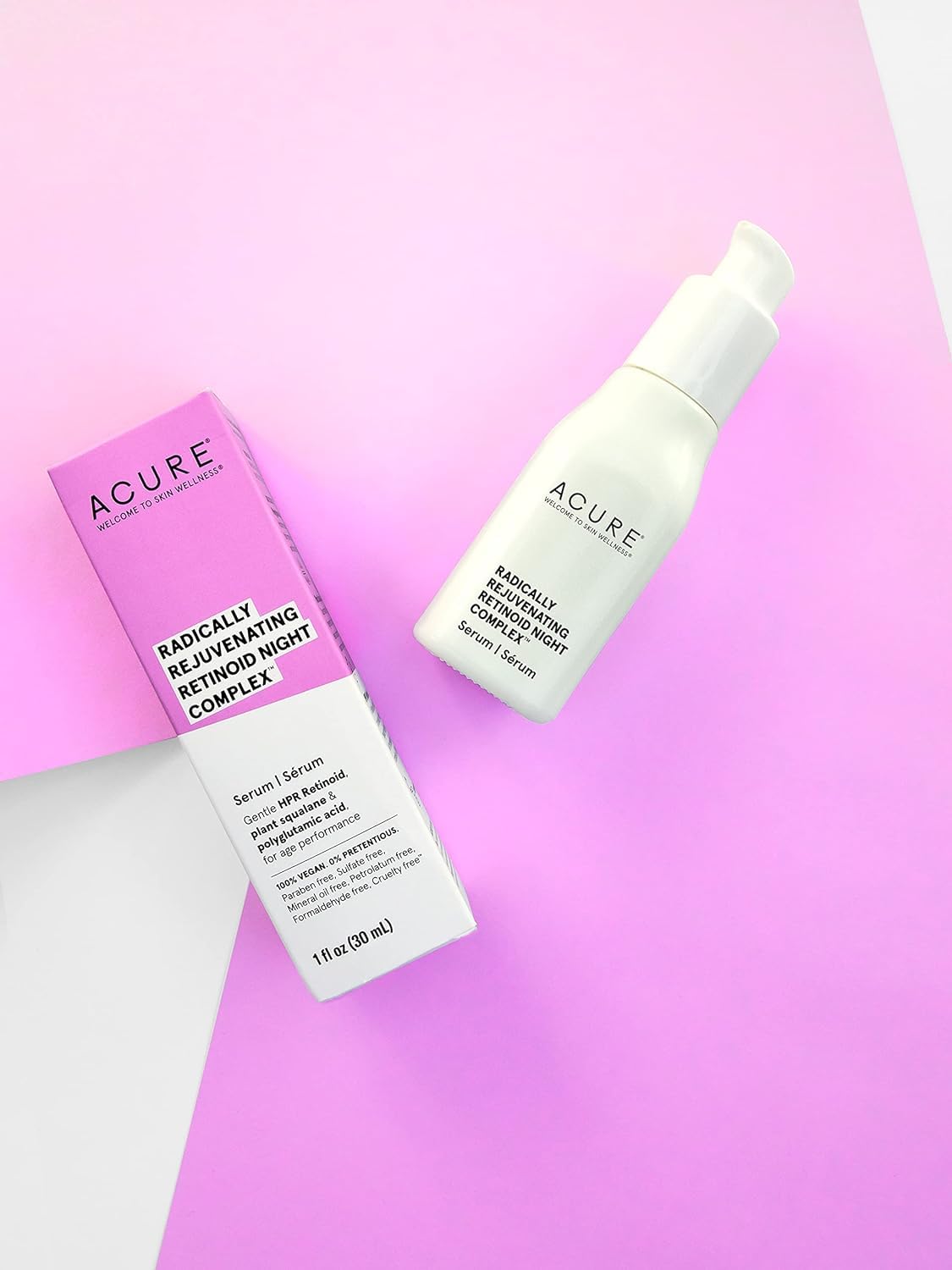 Suero reafirmante nocturno con retinoides vegetales para rejuvenecer la piel - ¡Ideal para combatir los signos de la edad!