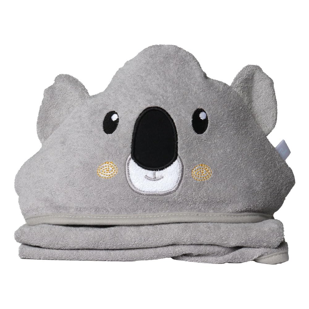 Baby Mink Salida de Baño para Bebé, Suave y Absorbente para Después del Baño (Gris)