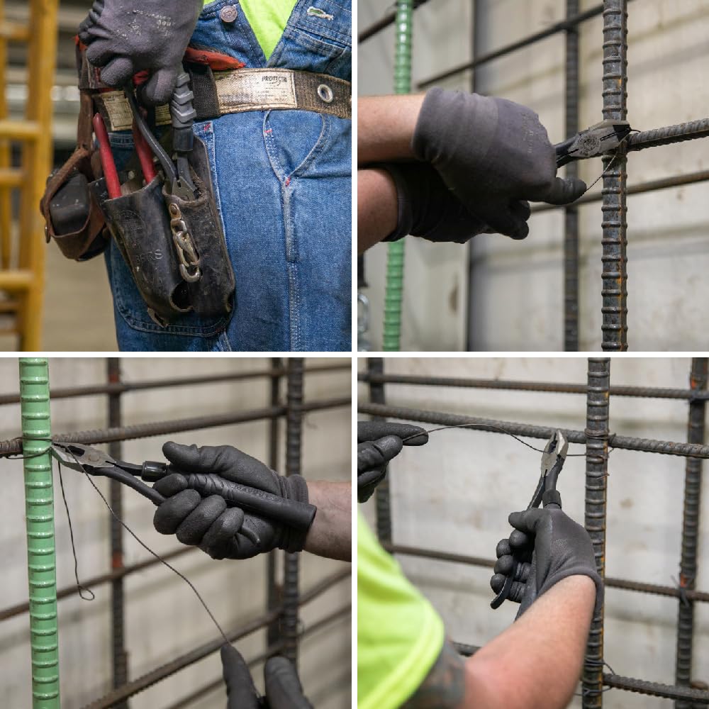 Klein Tools M200ST Kit de agarre de cojín con bandas termorretráctiles, fabricado en Estados Unidos, uso con alicates Klein para herrero de cabeza delgada Cat No. 201-7CST, paquete de 2